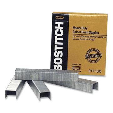 Bostitch® Heavy-duty Premium Staples, 0.41" Leg, 0.5" Crown, Carbon Steel, 1,000-box freeshipping - TVN Wholesale